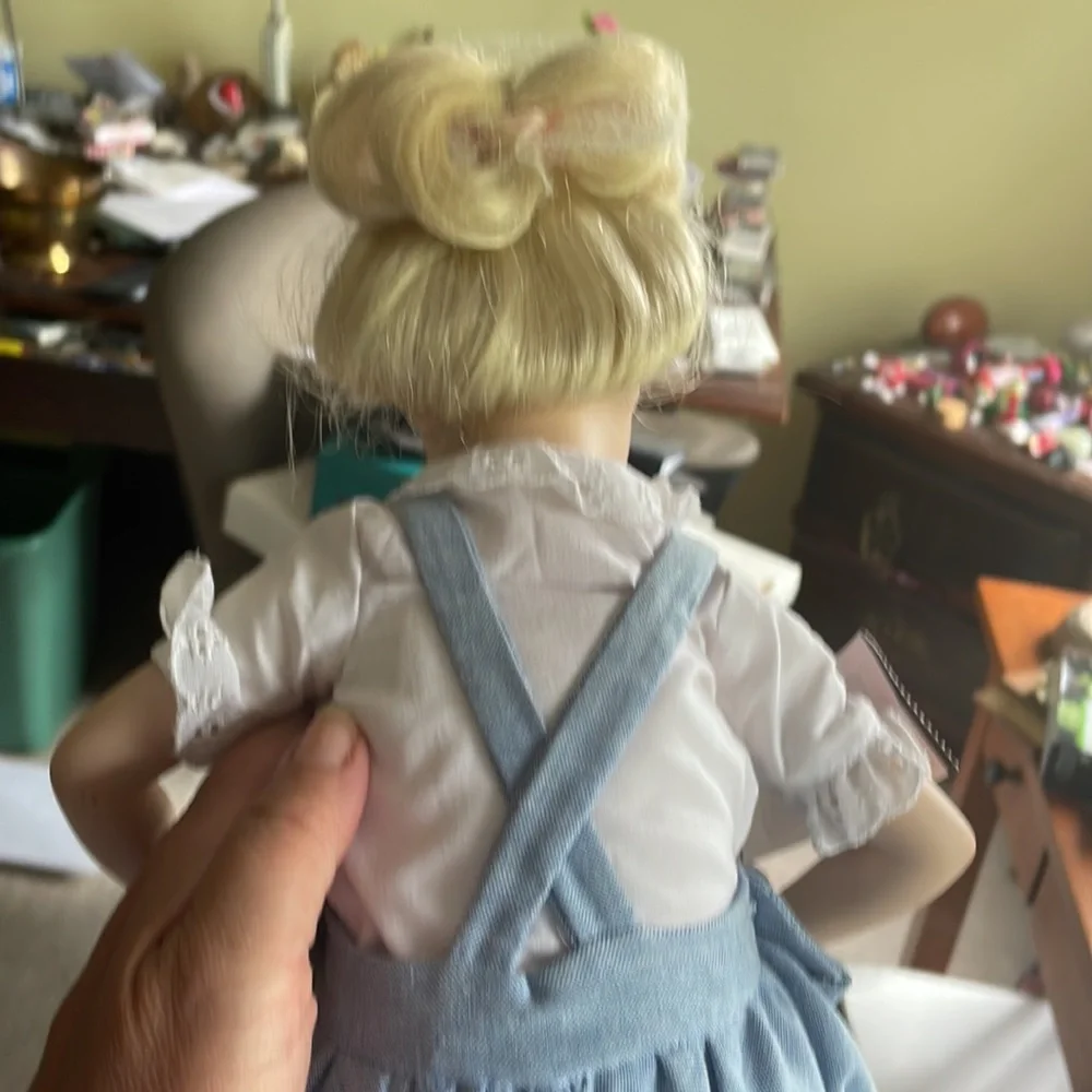 Vintage porcelain doll